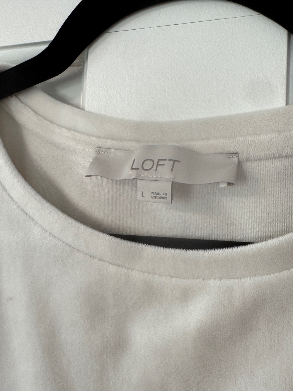 LOFT • Velvet Bell Sleeve Top - Picture 2 of 4